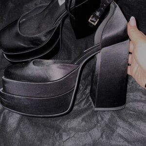 Black Platform Heels